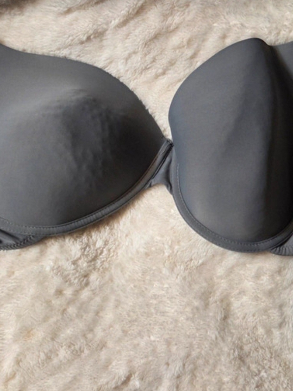 No Boundaries  Smooth Molded Bandeau - Gray